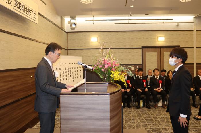 愛知県技能士会連合会会長賞　　　　　　　　　　　　　　　　　善勝㈲　吉田孝一さん